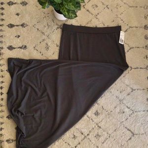 2/$10 Women’s Maxi Skirt Gray, Small NWT